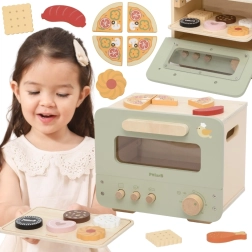 Viga horno de madera con set de repostería
