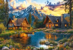 Puzzle Atardecer de verano 1000 piezas CASTORLAND