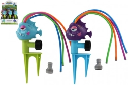 Aspersor de agua para jardín en forma de pez – rociador infantil para manguera (mix de colores)
