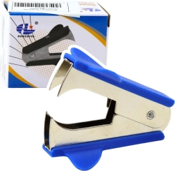 Extractor de grapas metálico azul