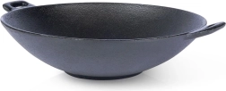 Wok de hierro fundido de 30 cm