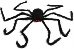 Gran araña de peluche 125 cm para Halloween