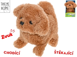 Perrito de peluche interactivo Take Me Home 15,5 cm