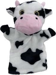 Títere de peluche vaca