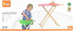 Tabla de planchar de madera con plancha VIGA
