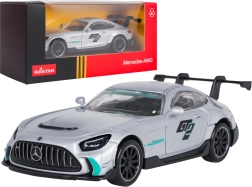 Modelo metálico Mercedes-AMG GT2 RASTAR a escala 1:43, plateado
