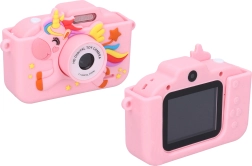 Cámara digital infantil con funda de silicona de unicornio, 48 Mpx y vídeo Full HD