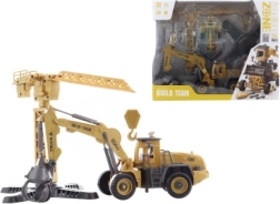 Set de juguetes para atornillar con grúa a pilas