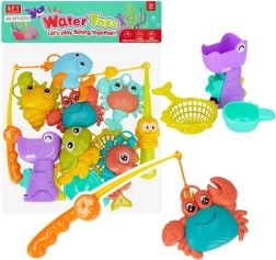 Juego de pesca de animales marinos para niños