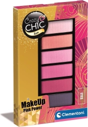 Crazy Chic Teen paleta de sombras de ojos Pink Power de Clementoni