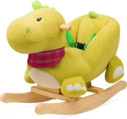 Dinosaurio de peluche balancín con melodía Baby Mix