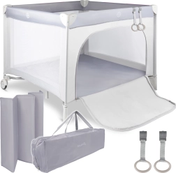 Parque infantil de viaje Zoni gris