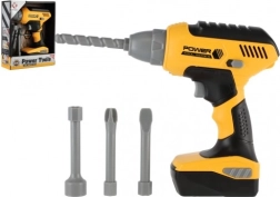 Taladro infantil a batería con sonido y brocas intercambiables