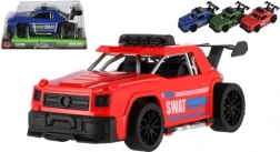 Coche de carreras de plástico con mecanismo de inercia - 16 cm