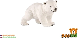 Cría de oso polar de plástico, 6 cm