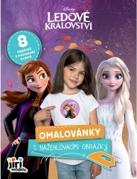 Libro para colorear con imágenes para planchar FROZEN – Reino de Hielo