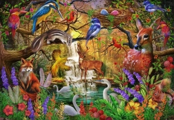 Puzzle Bluebird Bosque dorado 1000 piezas