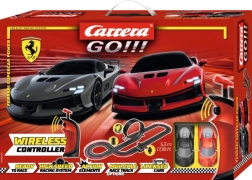 Pista de carreras Carrera GO Ferrari Supercar Power 5,3 m con mandos inalámbricos