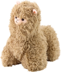 Llama de peluche beige 40 cm