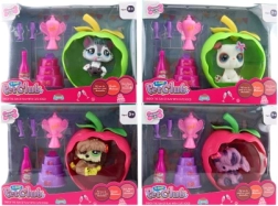Set de animalito con casita manzana con luz