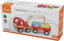 Grúa de madera VIGA con contenedores