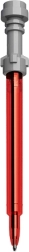 bolígrafo de gel LEGO Star Wars sable de luz – rojo