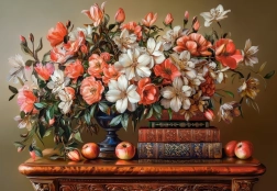Puzzle Noche de flores 1000 piezas CASTORLAND
