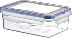 Caja de plástico para alimentos con tapa y junta de silicona 400 ml