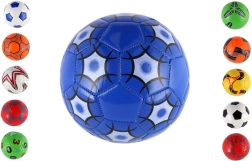 Balón de fútbol junior 15 cm – cosido, de cuero sintético, surtido de colores