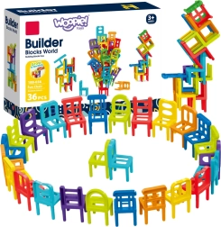 Juego de habilidad Sillas Equilibrantes 36 uds