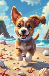Puzle Treflíci: Cachorro 54 piezas