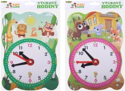 Reloj de papel educativo – 2 motivos