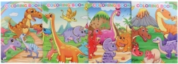 Libro para colorear de dinosaurios con pegatinas