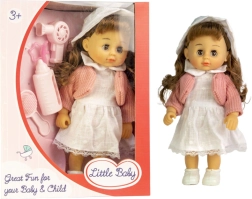Muñeca con vestido y set de accesorios, surtido de colores - 1 pieza