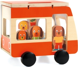 Multiván de madera con ositos Djeco