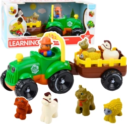Tractor interactivo con animalitos