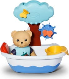 Bañera de baño con osito Teddy y rueda de agua