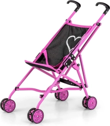 Silla de paseo tipo paraguas para muñecas MILLY MALLY Julia Prestige Black