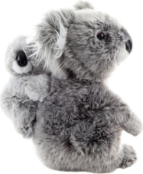 Koala de peluche con cría 25 cm eco-friendly