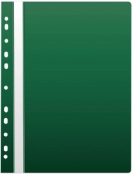 Carpeta de pinza A4 con europerforación, PP, verde