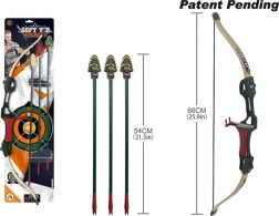 Set de tiro con arco infantil con flechas de ventosa