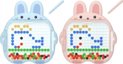 Mosaico magnético conejito con bolígrafo y plantillas