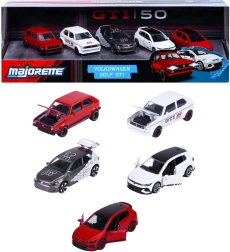Set de regalo de modelos metálicos Volkswagen Golf GTI, 5 unidades