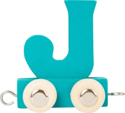 Small foot tren de madera – alfabeto de colores letra J