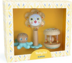Mordedor y sonajero DJECO Baby White
