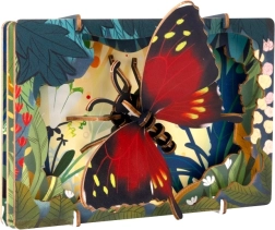 EscapeWelt puzzle 3D de madera mariposa
