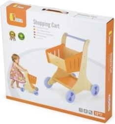 Carrito de la compra de madera para niños 12m+