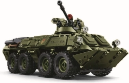 Juego de construcción militar Sluban BTR-80AS a escala 1:35