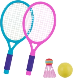 Set de tenis y bádminton