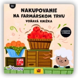 Compras en el mercado de agricultores – libro aromático para niños